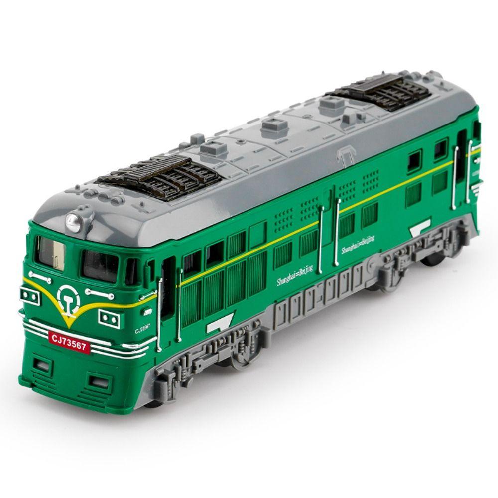 Educational Inertial Train Model Simulation Scale Train Car Toys Rail Vehicle Toy  Children Gift