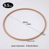 Wood Floral Hoop Wreath 10Pcs Wood Floral Hoop Rings for Wedding Wreath Wall Hanging Decoration Dream Catcher Art Craft