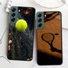 Tennis Racket Tennis Ball Phone Case For Samsung Galaxy S22 S25 Ultra S21 S10 Plus S26 Edge S20 S23 S24 FE Cover Silicone So