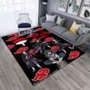 Japanese anime cartoon NARUTO's famous Uzumaki Naruto rug, soft decorative home furnishing, bedroom office chair pad, outdoor picnic carpet Y12
