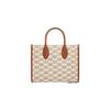 Michael Kors MK Mirella Classic Monogram Print Faux Leather Shoulder Bag Women handbags Beige Brown 35S2G7ZC5J-299
