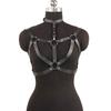 Women's Leather Body Harness Bra - Gothic Adjustable Cage Bra - Perfect for Cosplay, Nightclubs, Parties, and Festivals