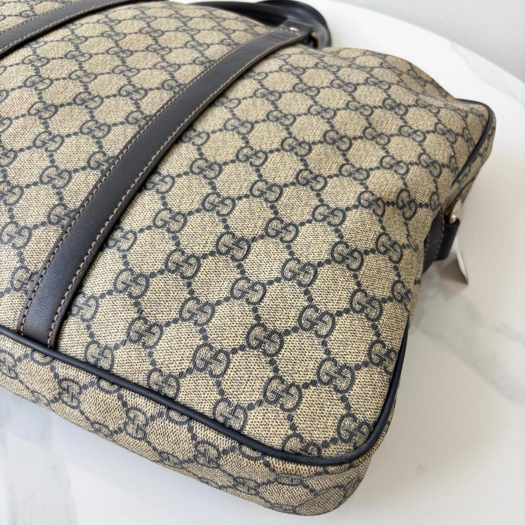 [Occasion] Sac cabas Joy en toile enduite monogramme couleur beige, bijouterie argentée - État moyen #XATX26