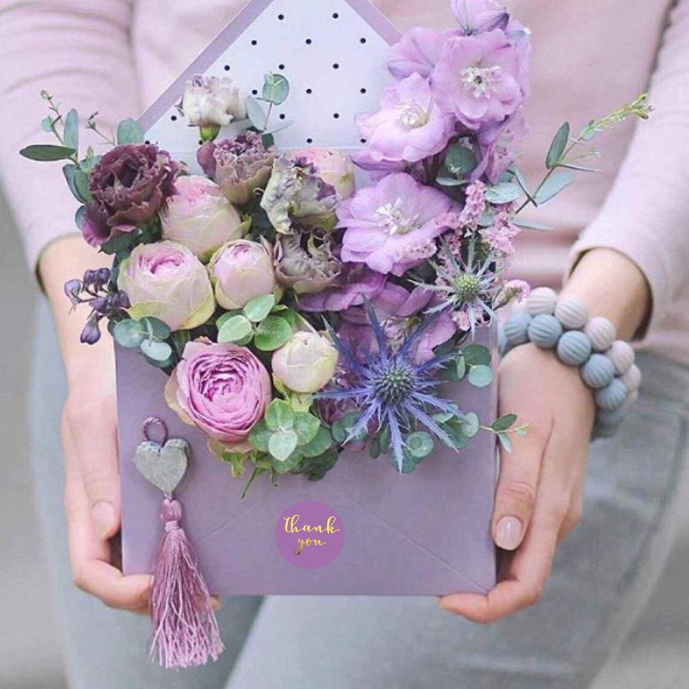 500 Pcs Purple Label Stickers Round Label Roll Self-Adhesive Stickers  Birthdays