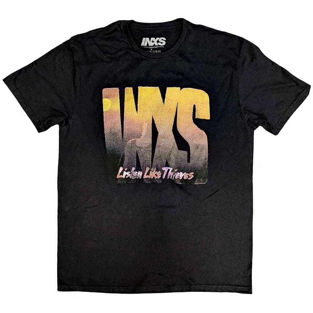INXS Listen Like Thieves Tour Authorized Mens T-Shirt 4XL