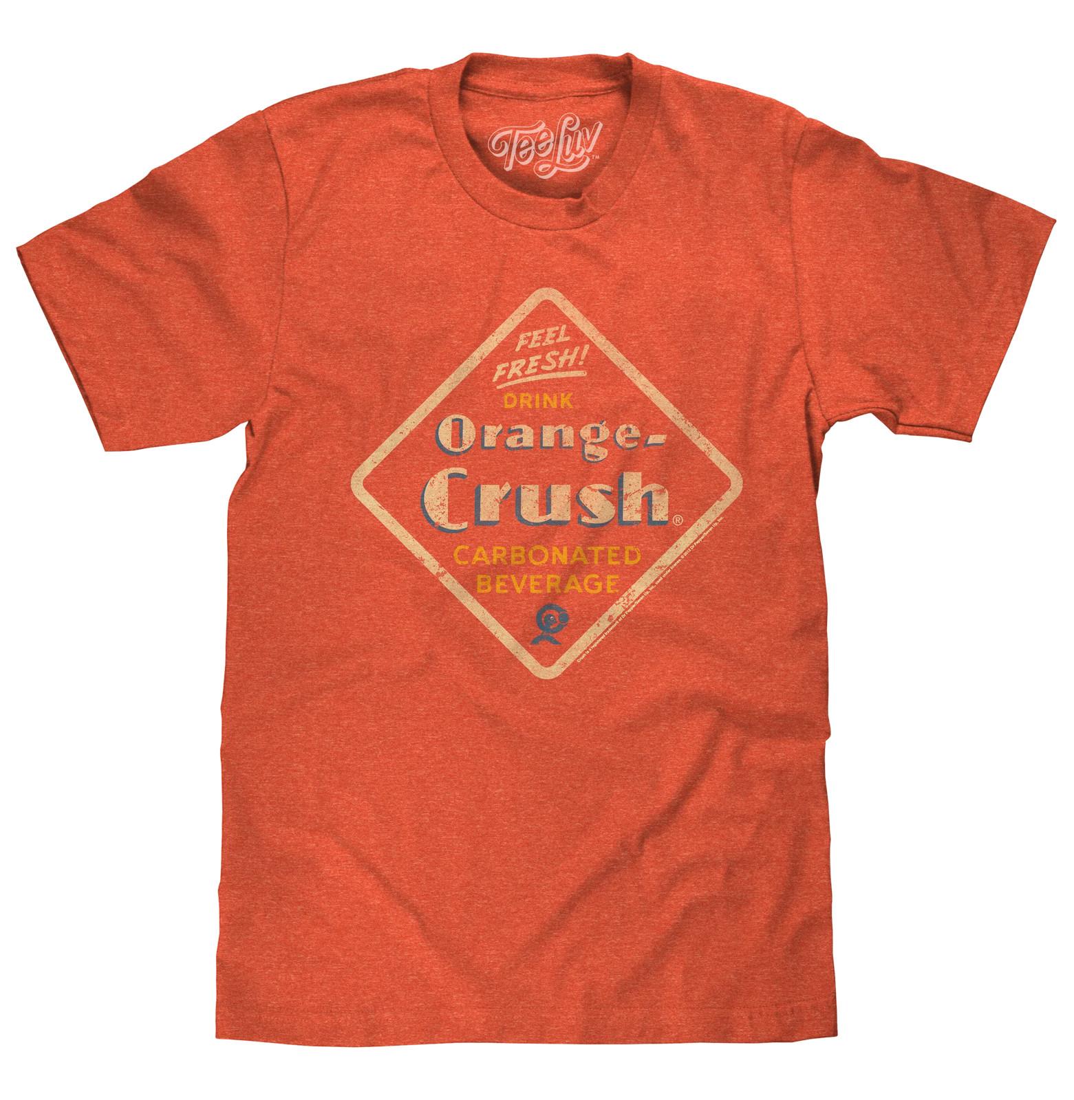 Orange Crush Feel Fresh Mens T Shirt Orange XXXL