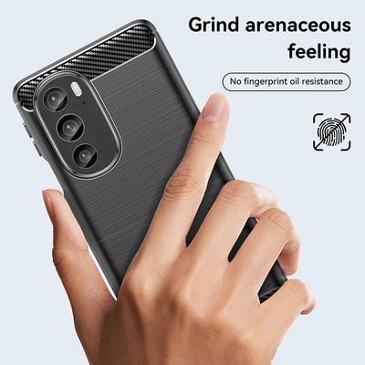 Pro Motorola Moto Edge Plus edge+ 2022 edge 30pro silikonové pouzdro Luxusní matný kryt pro moto edge30 pro pouzdra z měkkých uhlíkových vláken