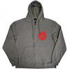 Sudadera con capucha y cremallera completa unisex con el logotipo de Blur para adultos