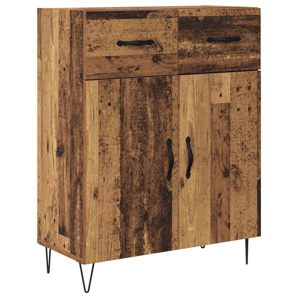 Highboard Reclaimed Wood Look 27.8 x 13.4 x 70.9 in (L x W x H) Particleboard