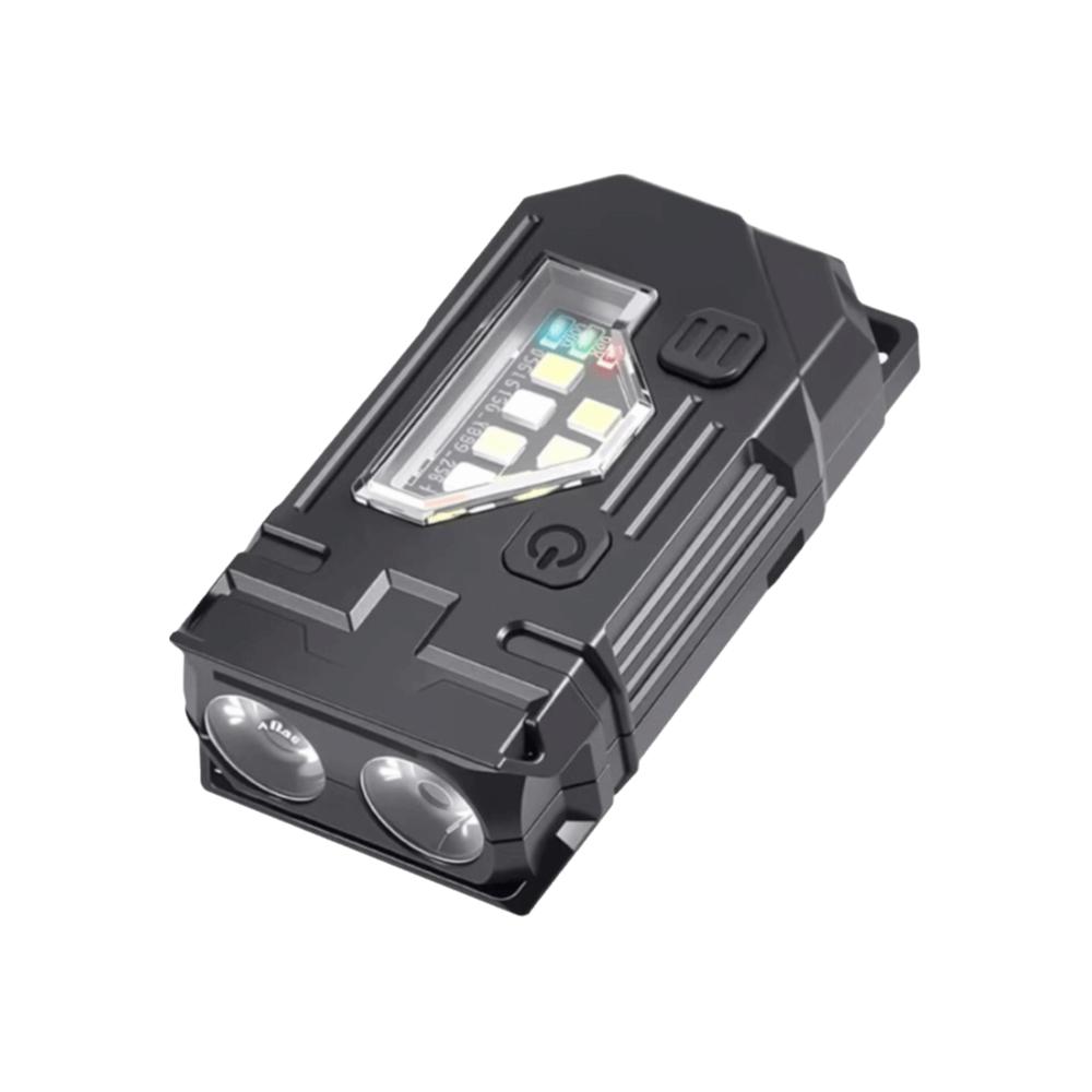 1000mAh Battery Magnetic LED Flashlight 180 Degree Rotating Head USB Rechargeable EDC Pocket Torch Waterproof Design