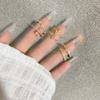 Minimalist Serpentine Full Diamond Zir*****Pen Ring Niche Personality High Sense Light Luxury Exquisite Ring Woman