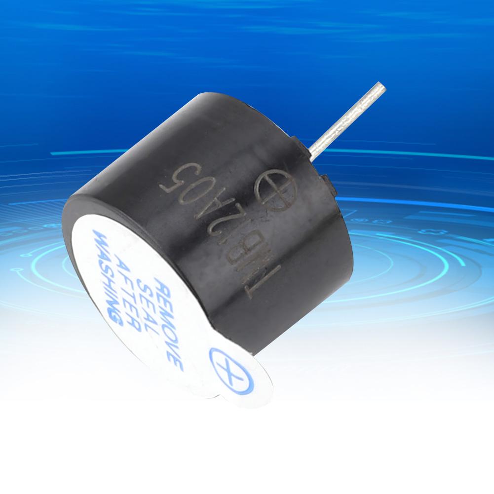 10 Pcs Buzzer 5V Long Sound Electromagnetic Type Buzzer with Directly Insert SOT Tube