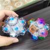12 Key Flashing Light Rubik's Cube Ball Decompression Button Keyboard Ball Fingertip Press Button Tester Toy