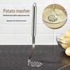 Stainless Steel Potato & Baby Food Masher - Manual Kitchen Gadget