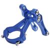 Adaptador de Suporte para Garrafa de Água Liga de Alumínio Guidão de Bicicleta de Estrada Conversor de GaiolaAzul