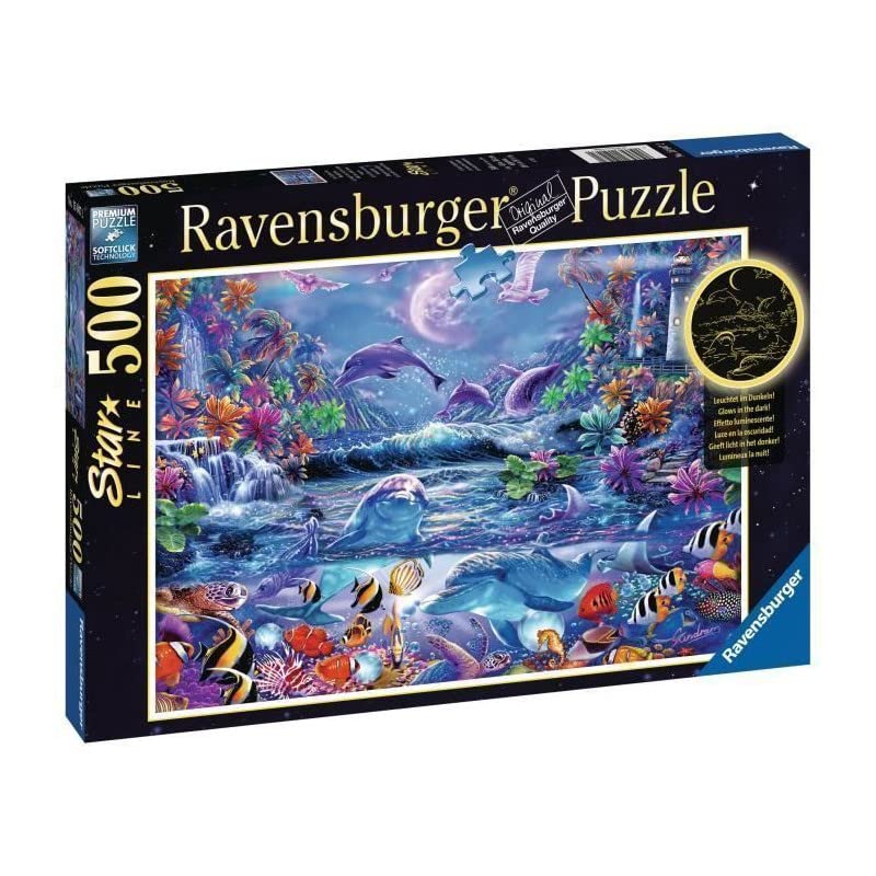 Ravensburger Moonlight Magic Jigsaw Puzzle, 500 Pieces, Finished Size: 49x36cm (15047 2) - Perfect as a Birthday or Christmas Gift