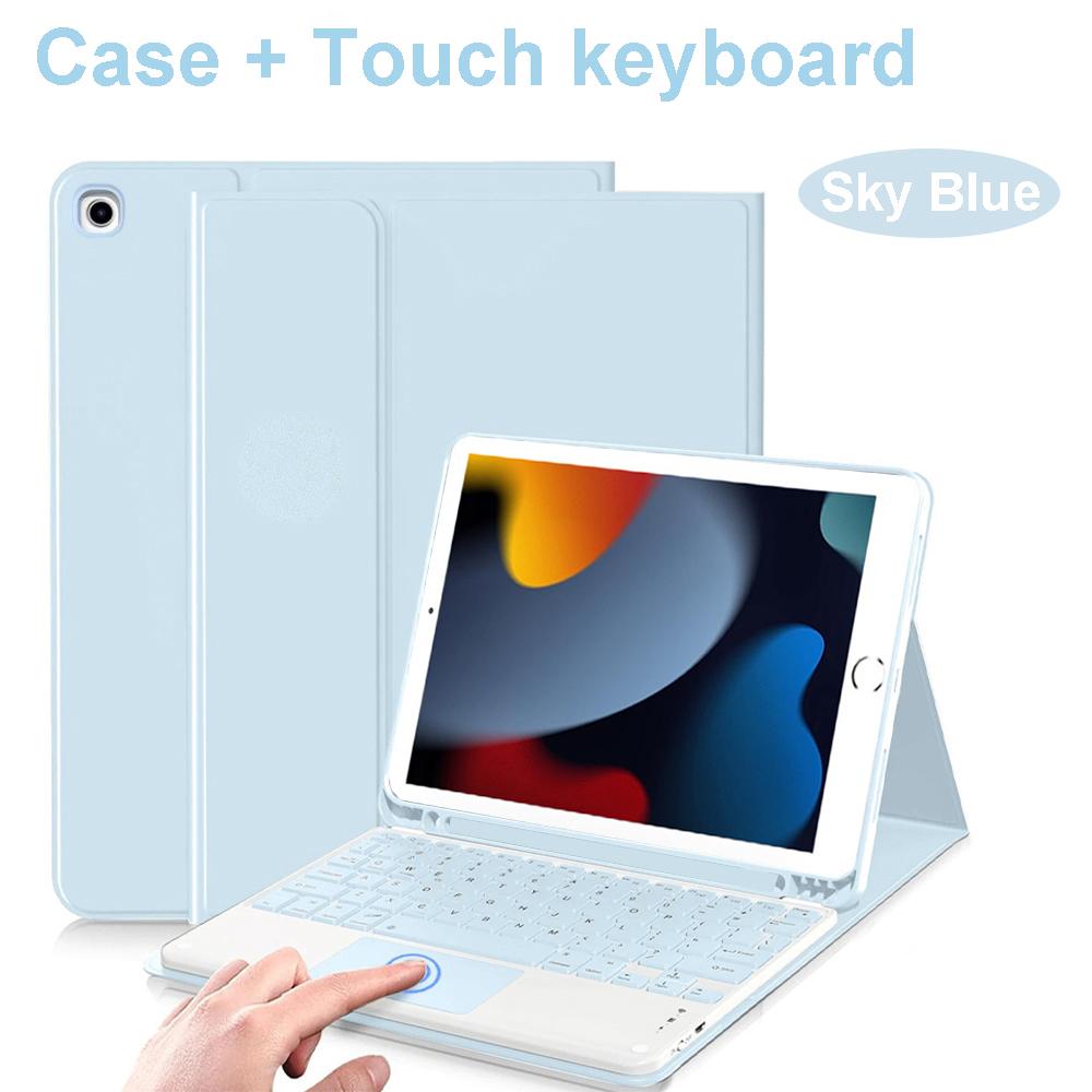 Case for iPad 7th 8th 9th 10.2-inch, Bluetooth Keyboard Case for Air 3rd Pro 10.5 Inch Magnetic Cover