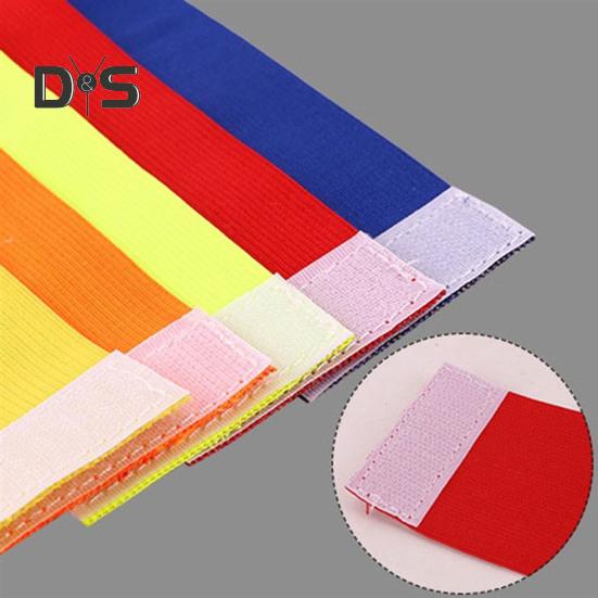 2 szt. Opaska kapitana piłki nożnej Regulowane opaski na ramię do piłki nożnej Elastyczne opaski kapitana dla młodzieży i dorosłych do treningów sportowych