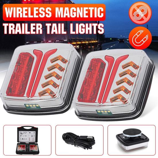 Magnetic Wireless Trailer Lights Kit High Lumens Super Bright IP67