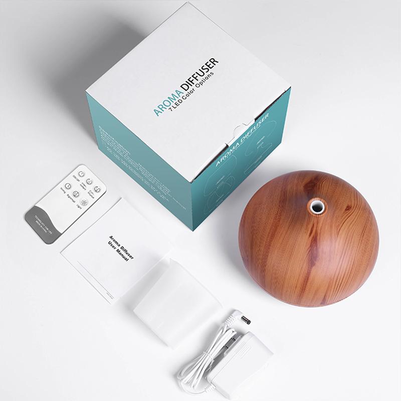 550ml Aroma Diffuser Plant Essentiële Olie Difusor Luchtbevochtiger Luchtreiniger Huishoudelijke Elektrische Geurverstuiver Voor Thuis El