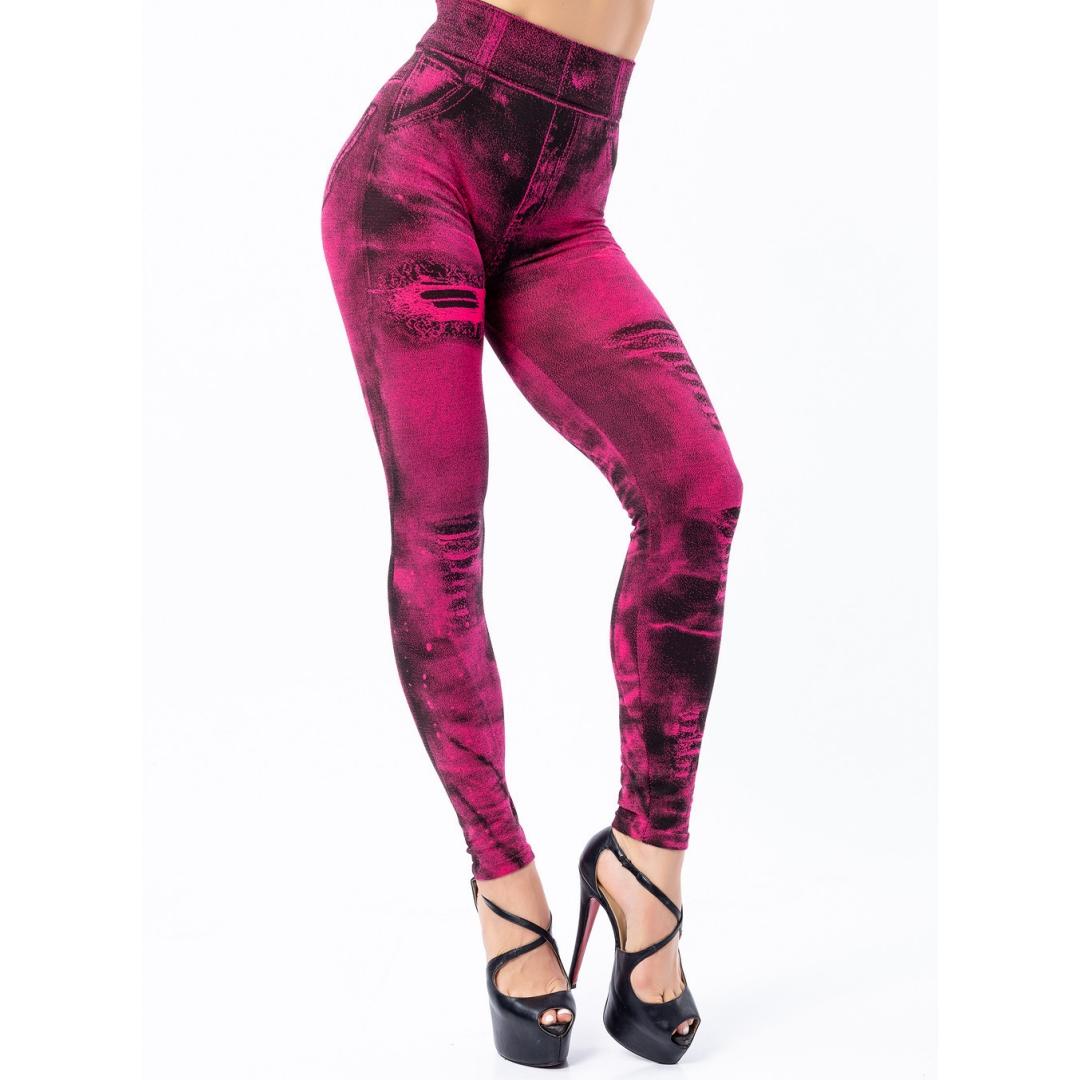 

Сексуальные эластичные леггинсы с искусственной имитацией джинсов, штаны с высокой талией, тонкие леггинсы для фитнеса, спортивные леггинсы пуш-ап для женщин M