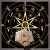 50/60/75cm Tarot Tablecloth Altar Cloth Tarot Card Tablecloth Board Game Astrology Oracles Pad Tarot Cards Table Napkins