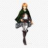 Attack On Titan 2 Character Attack On Titan 2-lapper til klær Store anime-lapper Varmeoverføring Vinyl-klistremerke Stryke-på-overføringer for klær