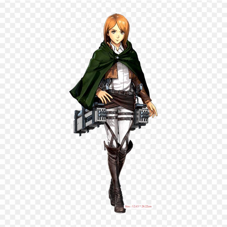 Attack On Titan 2 Character Attack On Titan 2-lapper til klær Store anime-lapper Varmeoverføring Vinyl-klistremerke Stryke-på-overføringer for klær
