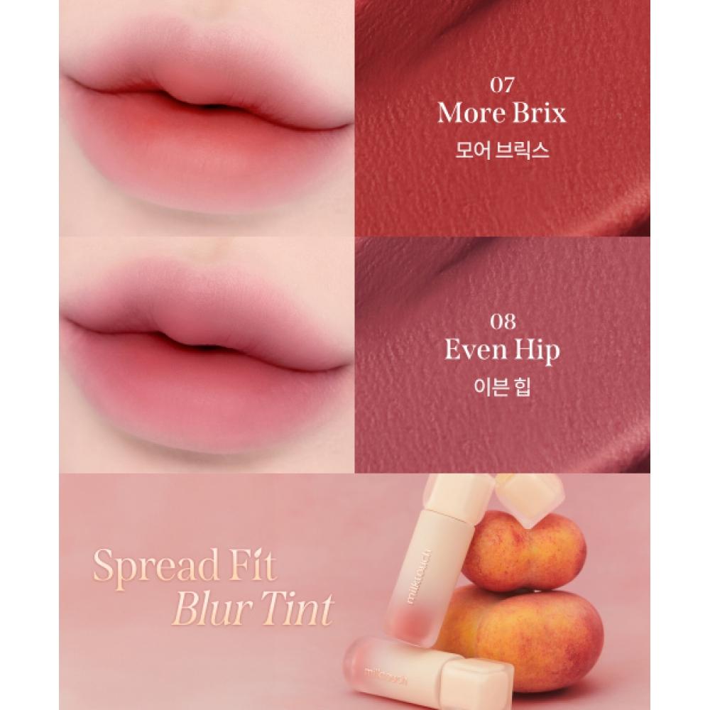 Milktouch [new Color] [2pack] Spread Fit Blur Tint 11colors  + Free Lip Pencil 
