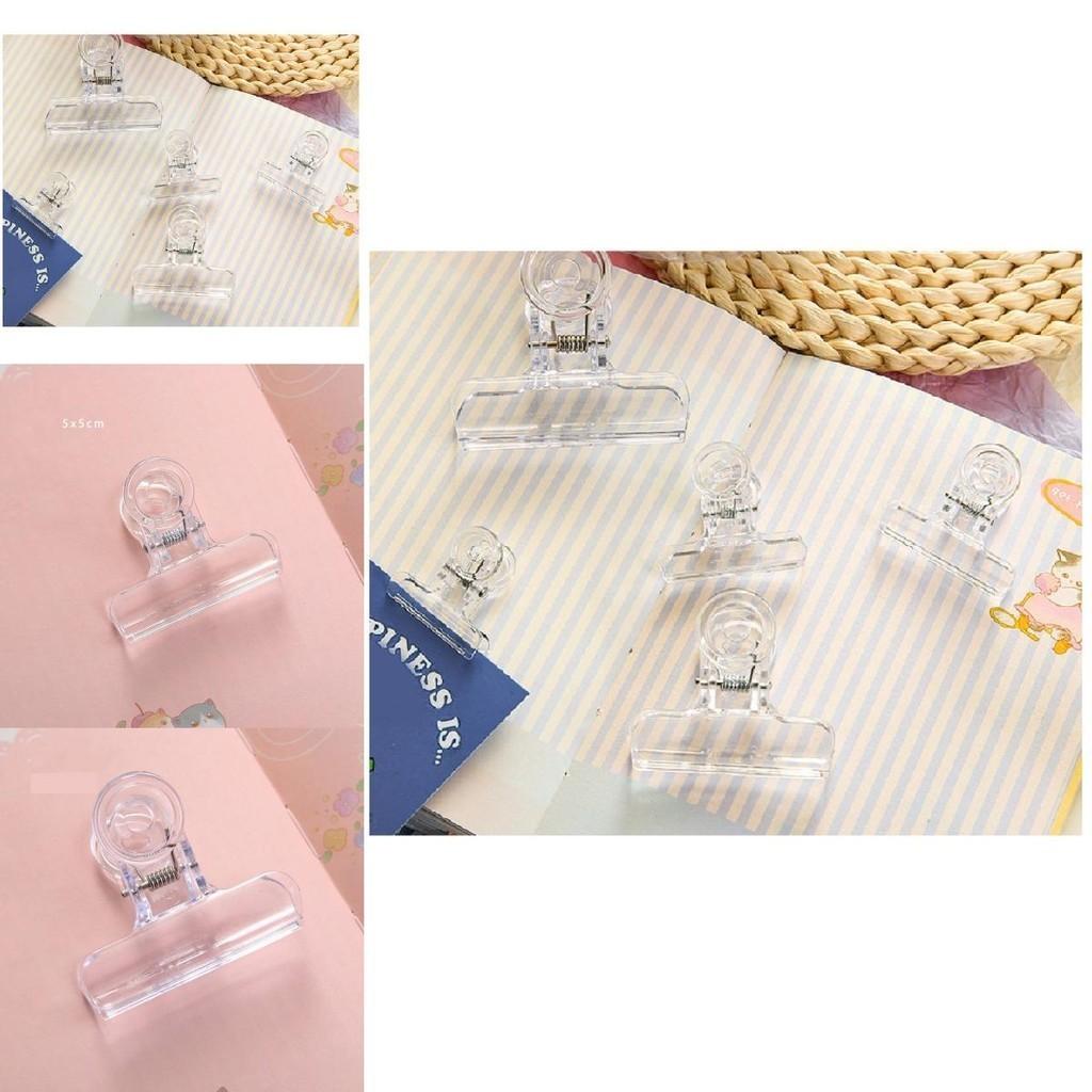 Multi-function Transparent Long Tail Clip Ideal For Binding And Sorting Files Efficiently