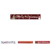 Christmas Banner Party Decorations For Indoor And Outdoor Use 300x50cm Polyester Fabric