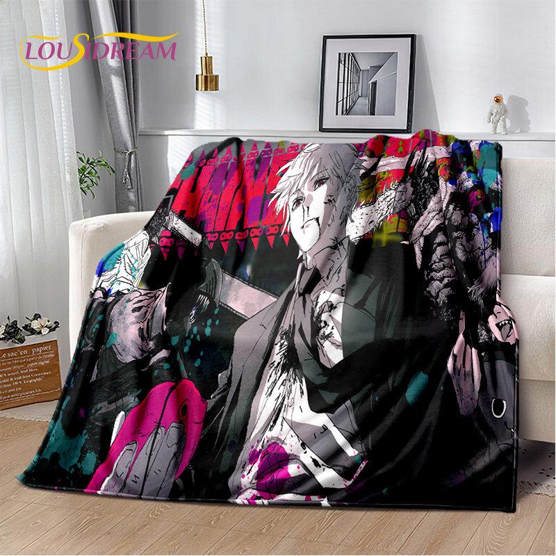 Anime Chainsaw Man Denji Cartoon Soft Plush Blanket,Flannel Blanket Throw Blanket for Living Room Bedroom Bed Sofa Picnic Cover