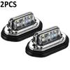 4Pcs Car License Plate Lights 6 LED Universal Car Truck Bus Motorcycle Truck Lamp White Bulbs Products License Plate Lightst 12V