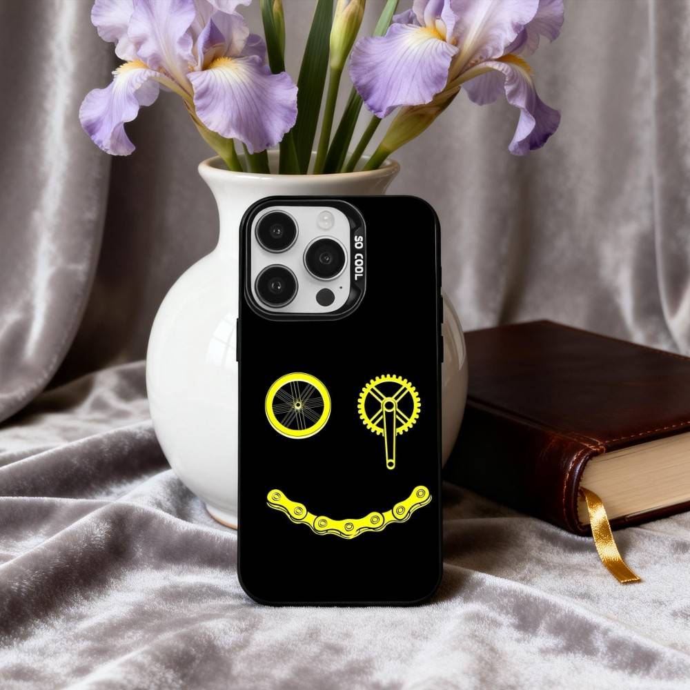 T-Tour De France B-Bike R-Rainbow Phone Case For iPhone17,16,15,14,13,12,11 Plus,Pro Max Black Candy silver phone case