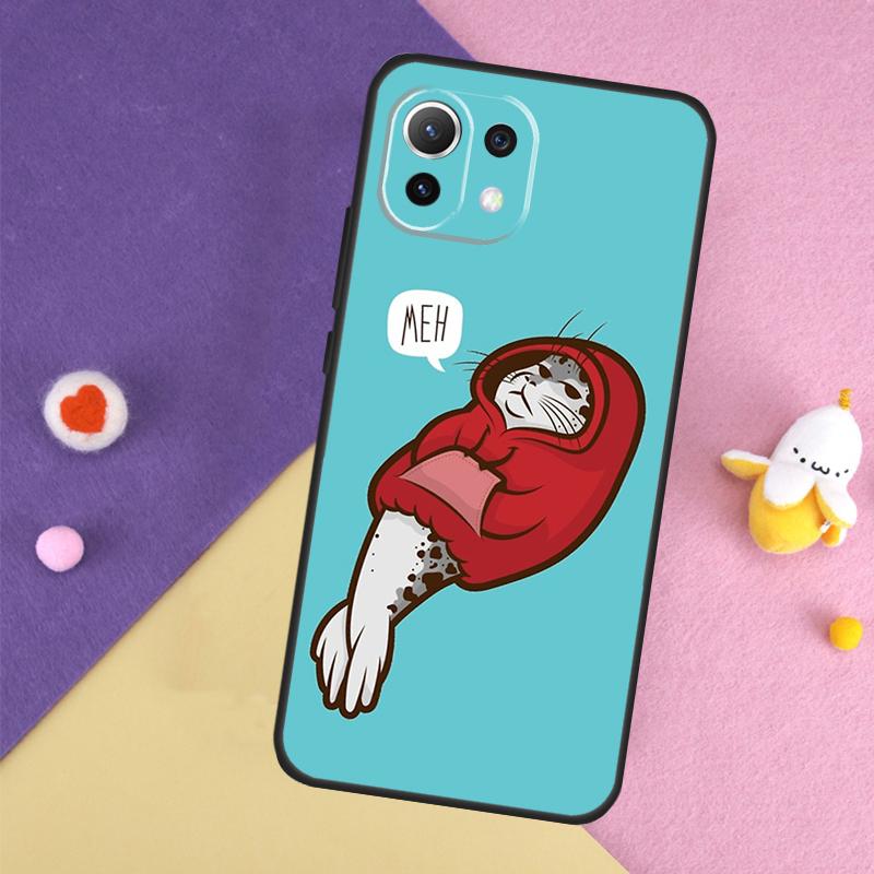 Baby Seals Case For Xiaomi 14T 11T 12T 13T Pro 13 14 15 Ultra POCO X7 Pro X3 X5 X6 F5 F6 M6 Pro Cover
