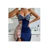 Satin Lingerie Sleepwear For Women With Lace Backless Design For Home Use