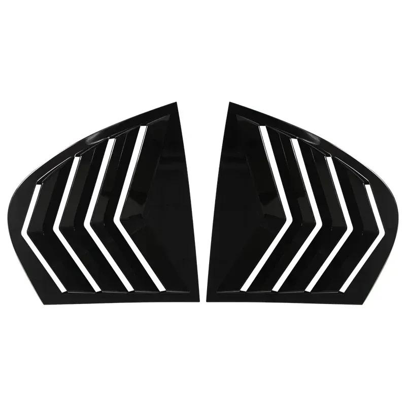 For BMW Car Styling Rear Window Louvers 5 Series E60 2004-2010 Rear Triangle Window Shade Spoiler Bodykits