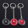 UHBKX1 2025 Hot Car Key Sticker Auto Control Keychain Badge Accessories For Mercedes Benz AMG Smart W205 C300 W203 W206 W108 W124 W126