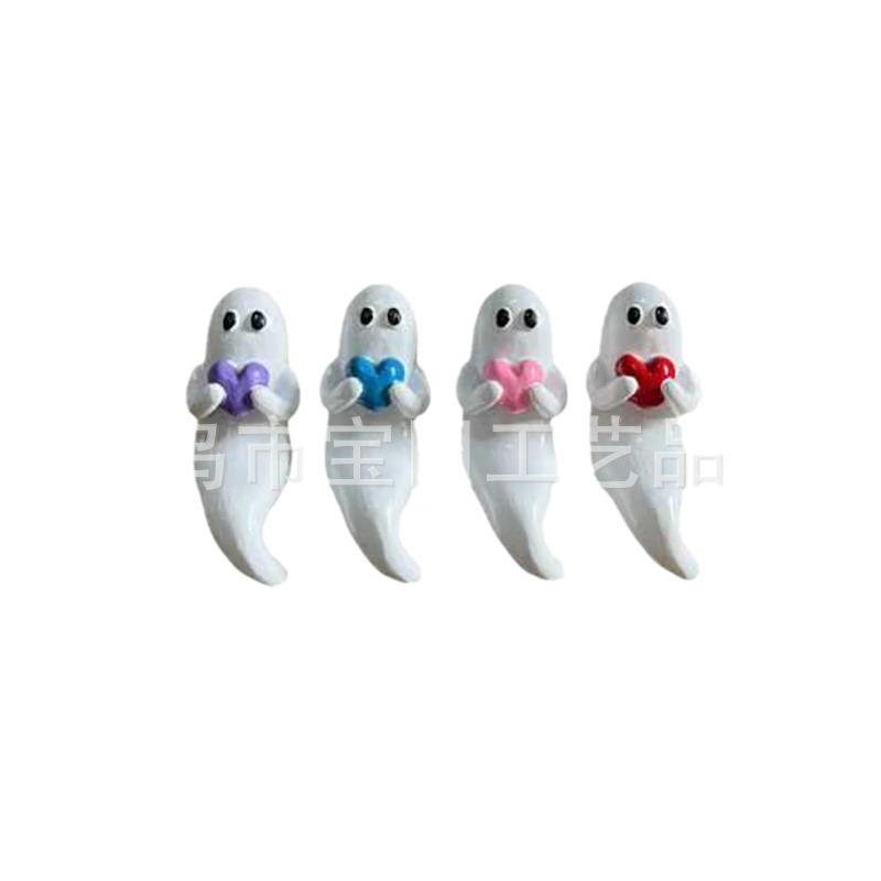 The new cute and loving little ghost set is suitable for holiday atmosphere decoration and home desktop decoration