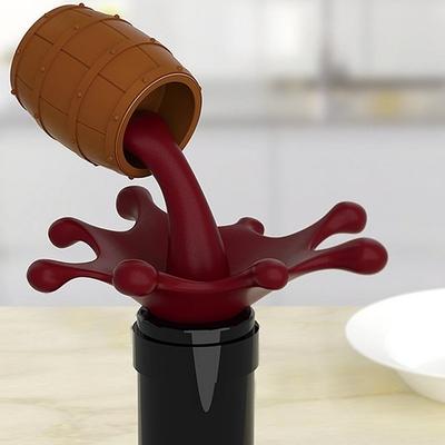Wine Barrel Shaped Bottle Stopper