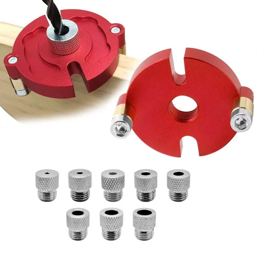 Fast Positioning Drill Guide Locator High Hardness Wood Dowel Jig Kit  Woodworking Joints
