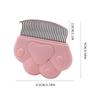 Pet Grooming Comb Cats Dogs Shell Type Hair Remover Detangling Brush PC ABS Material Blue Gray Pink