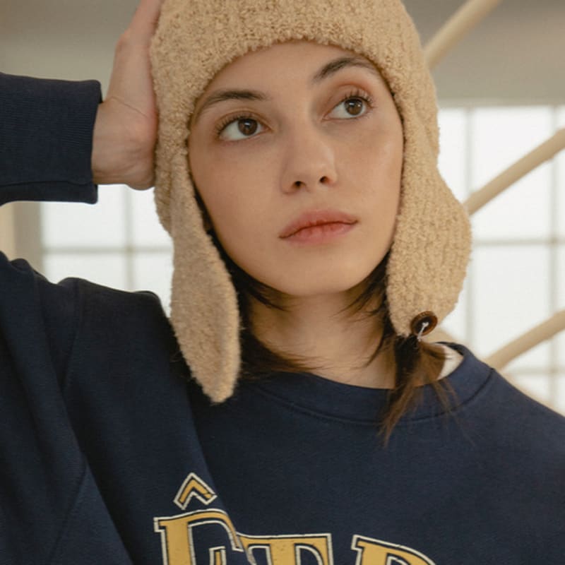 Siyazu SIAC3017 Earmuff beanie_Beige