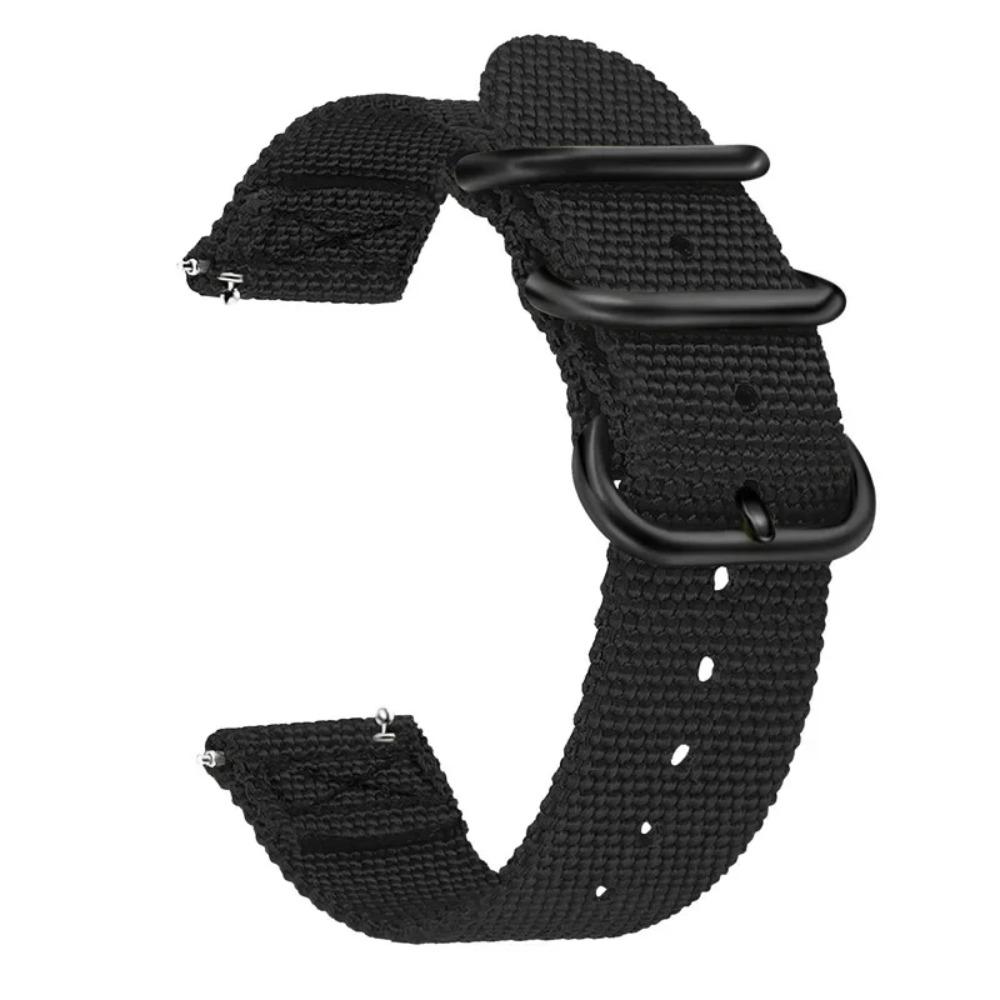 22mm Three-ring Nylon Loop Strap For Amazfit T-Rex3 Pro 48mm Buckle Bracelet Wristband For Amazfit Helio/Bip 6-5/Balance 2/GTR 4