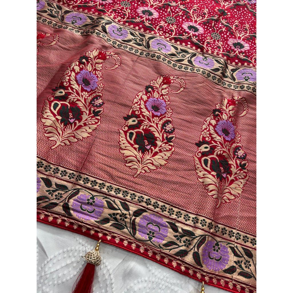 New Launch Wedding Special Soft Khadi Georgette Saree
