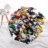 1pc Outdoor Umbrella with My Hero Academia Characters - Automatic Opening/Closing, Portable 3-Fold Design, 8-Rib Iron Frame - Perfect Gift for Fa