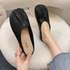 Baotou half slippers women's summer outer wear 2025 new Muller shoes lazy pleated women's flat cool slippers