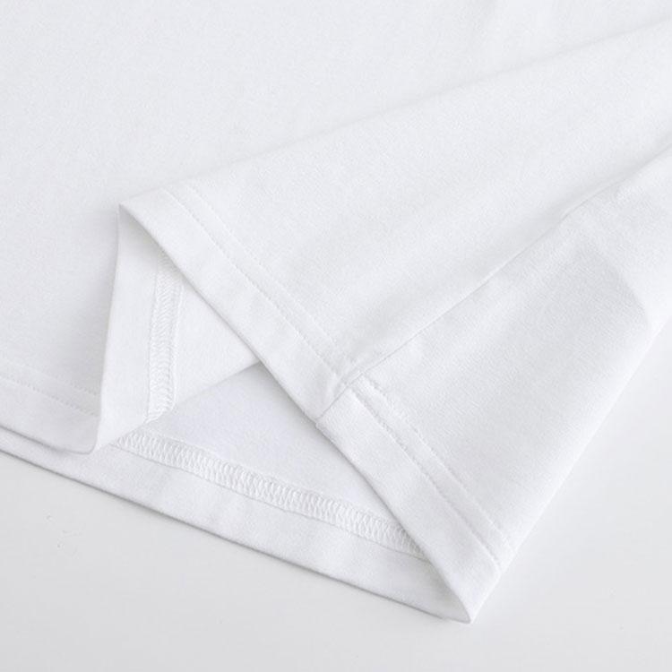 Adidas Printed Logo Knitted Crew Neck Short Sleeve T-Shirt Unisex Tops White Blue ADICLTSPSTK-WBU