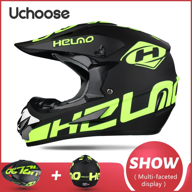UCHOOSE Motorcycle Helmet Shark Motocross Off-Road Helm Children Moto Bike Accessories ATV Capacete De Moto Ike Downhill AM DH
