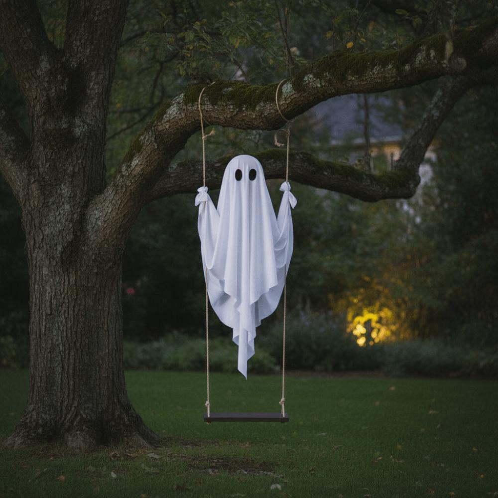 Sterowany pilotem Halloweenowy Wiszący Duch Duży Duch Huśtawka Impreza